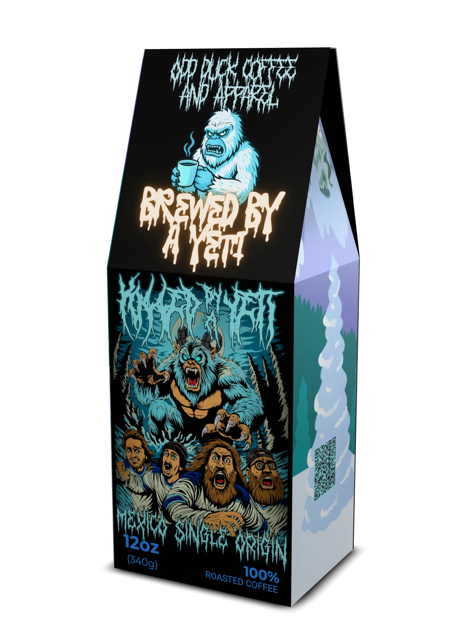 Killed by a Yeti Brewed by a Yeti Coffee and Tumbler product image (1)