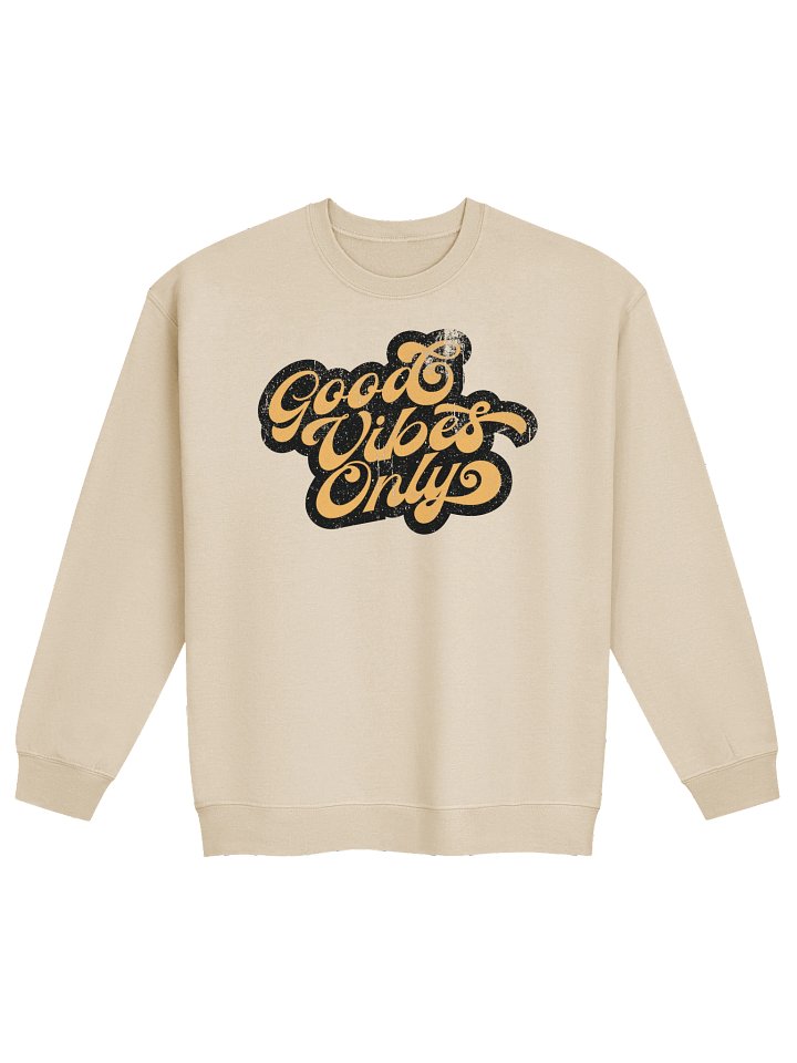 Good Vibes Only with Outline Crewneck Sweatshirt product image (11)