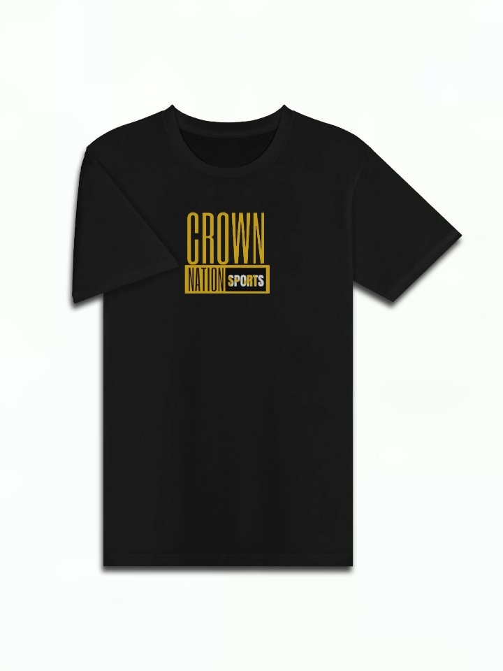Crown Nation Sports Tee // Black product image (2)