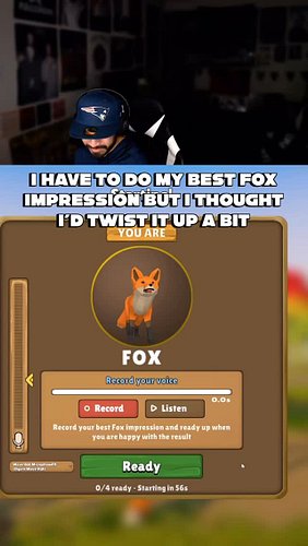I Had A Blast Playing This Game 😂🦊 I Love Using My Voice To Do Impressions But I Had To Twist It Up A Bit

#hideandmoo #gamin...