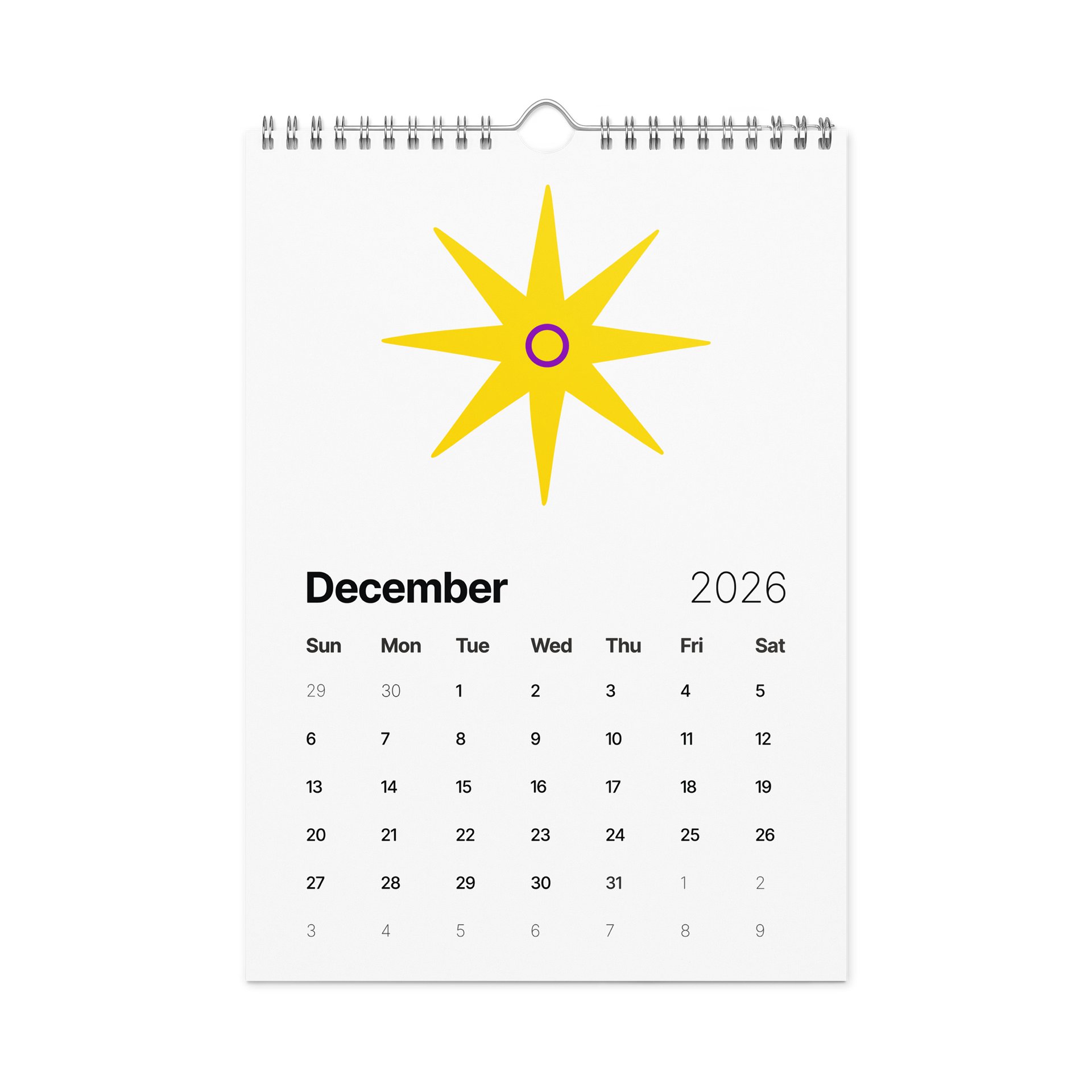 Celestial 2026: Customizable Wall Calendar product image (3)
