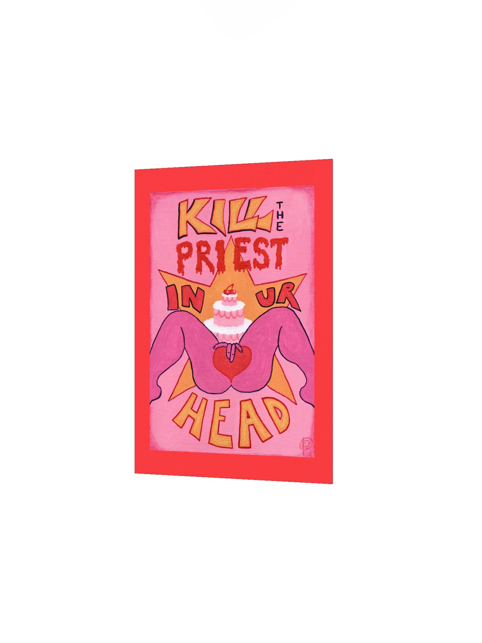 kill the priest in your head matte poster print product image (3)