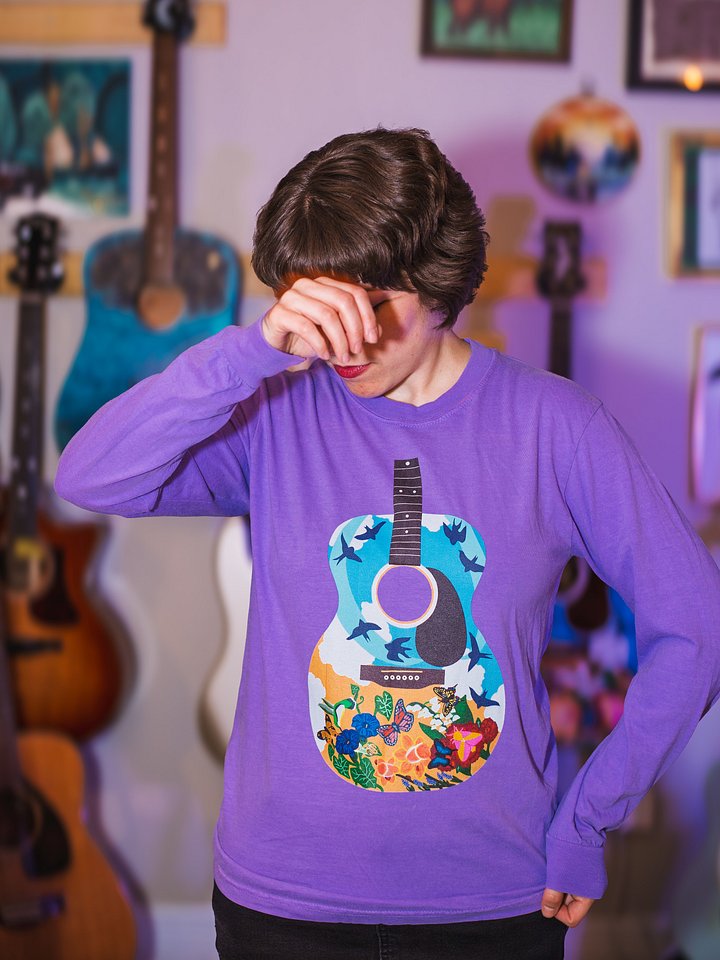 Painted Guitar Long-Sleeve product image (2)