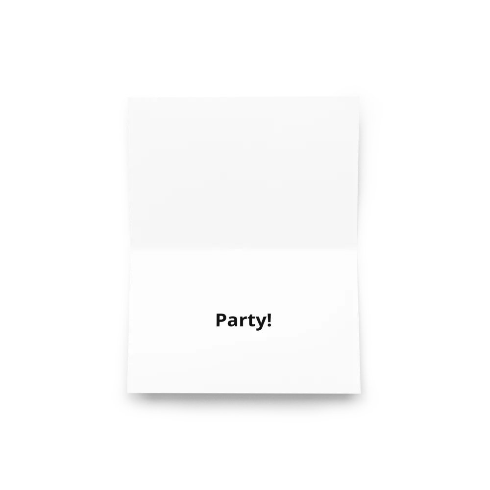 Neon Party Rubber Duck Card product image (3)