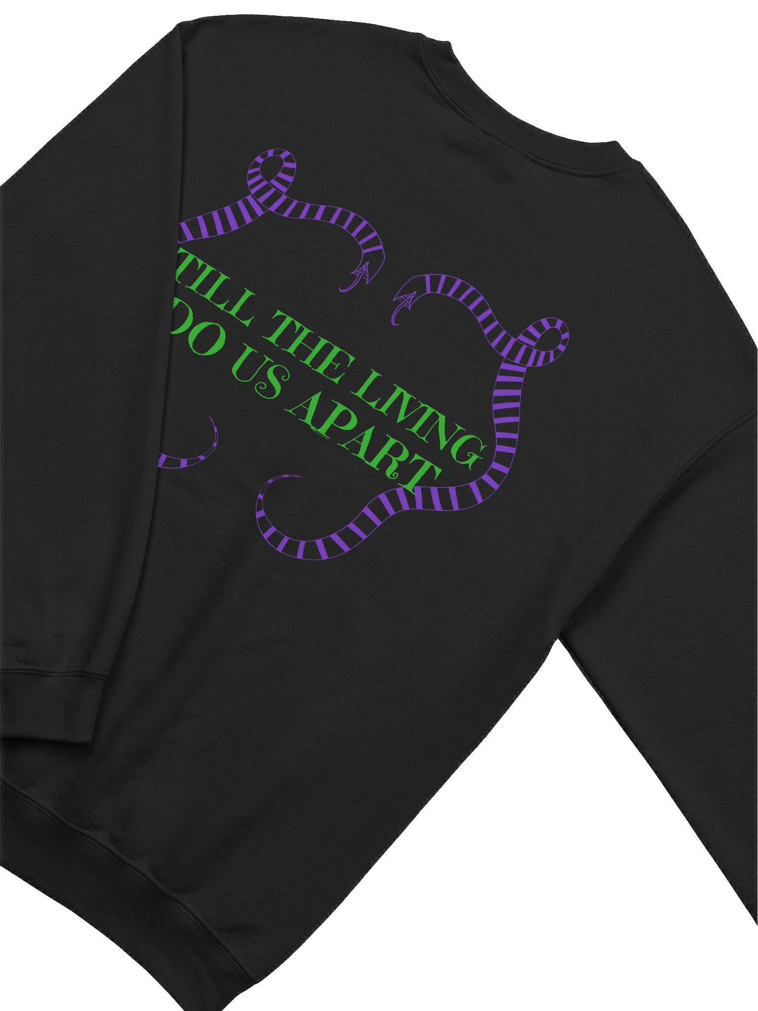 [UM Designs] Til the Living Do We Part - Unisex Graphic Sweatshirt product image (4)