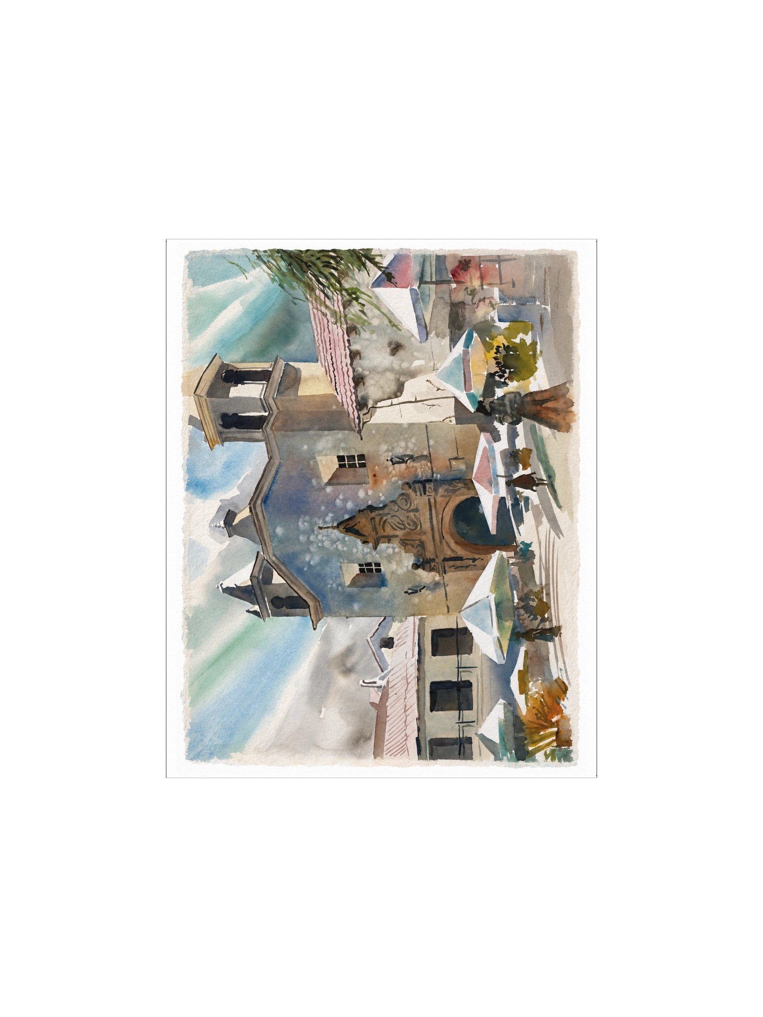 Watercolor Plaza product image (1)