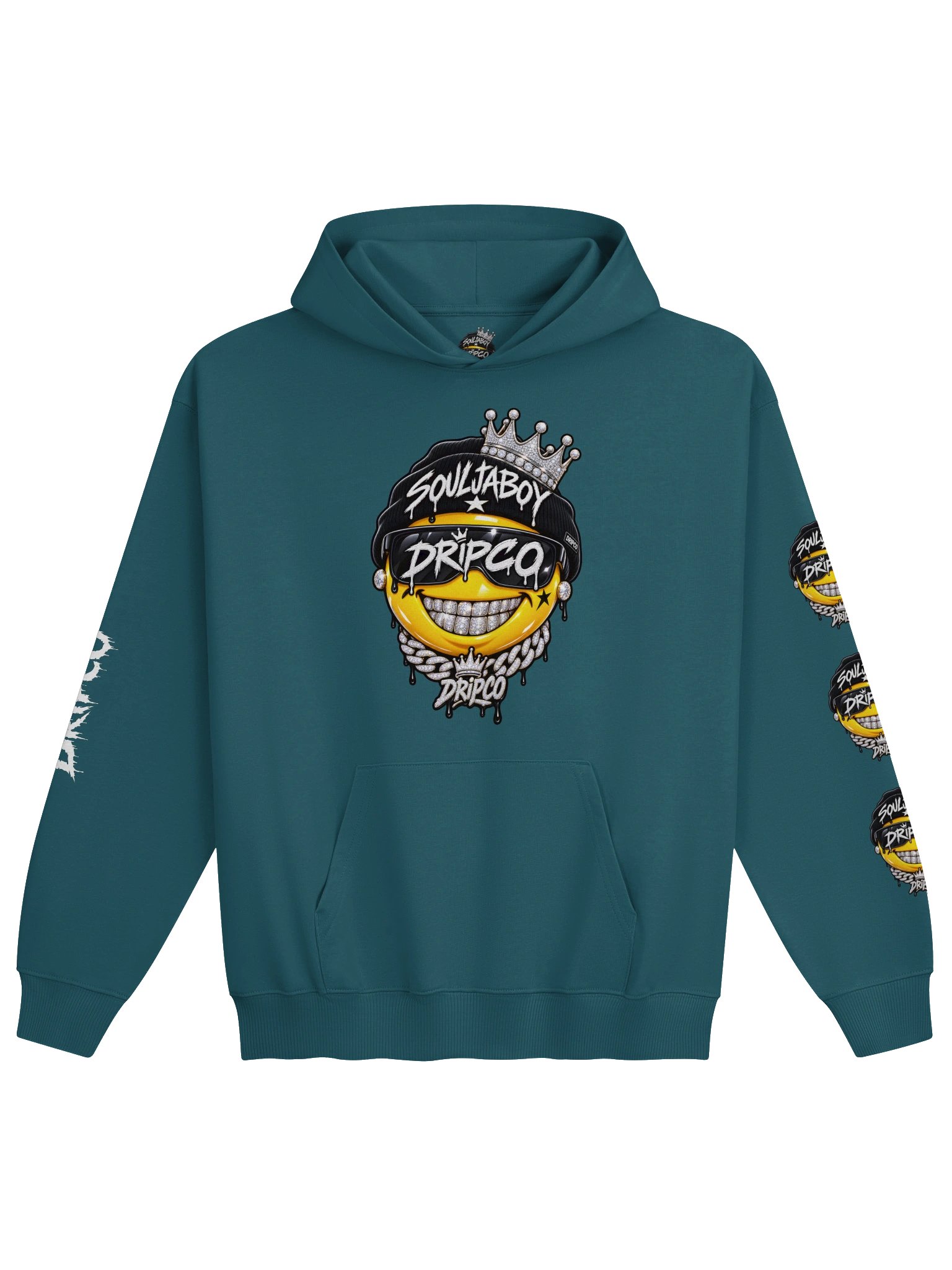 DRIPCO Bling Smiley Streetwear Hoodie product image (29)