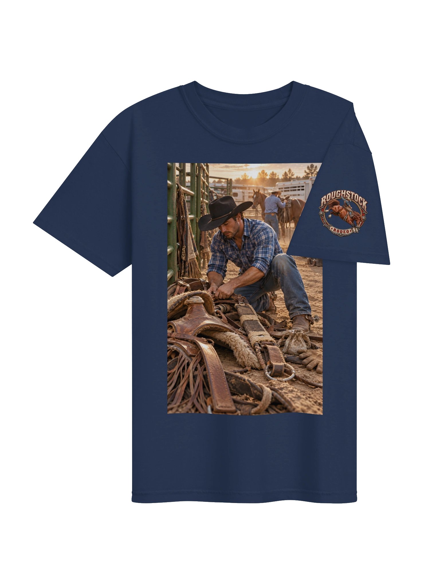Saddle Bronc Rigged & Ready T-Shirt | ROUGHSTOCK RODEO™ product image (24)
