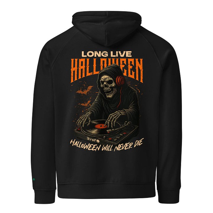 Spooky DJ Eco Raglan Hoodie product image (1)