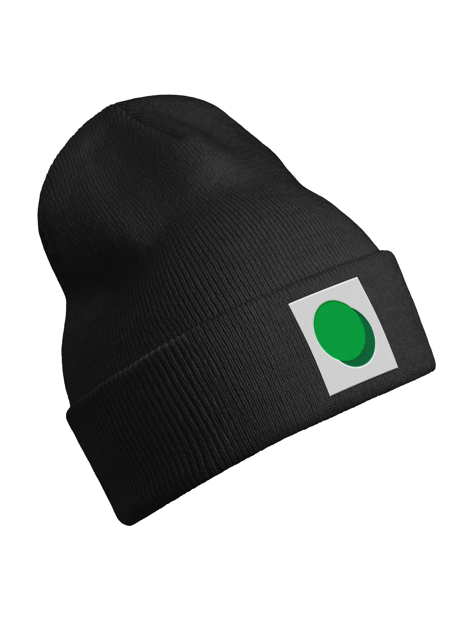 ZURC Blank WHITE + GREEN LOGO Embroidered Beanie product image (8)