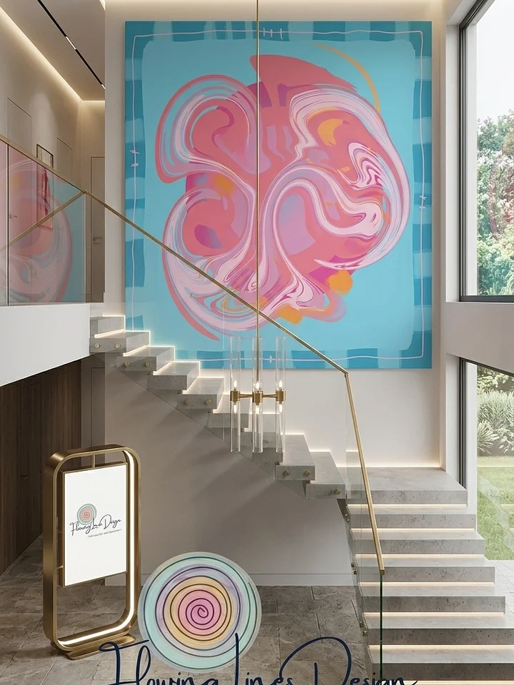 Premium Wandbild "Flowing Energy" – Kraftvolles Statement-Piece für moderne Räume product image (5)