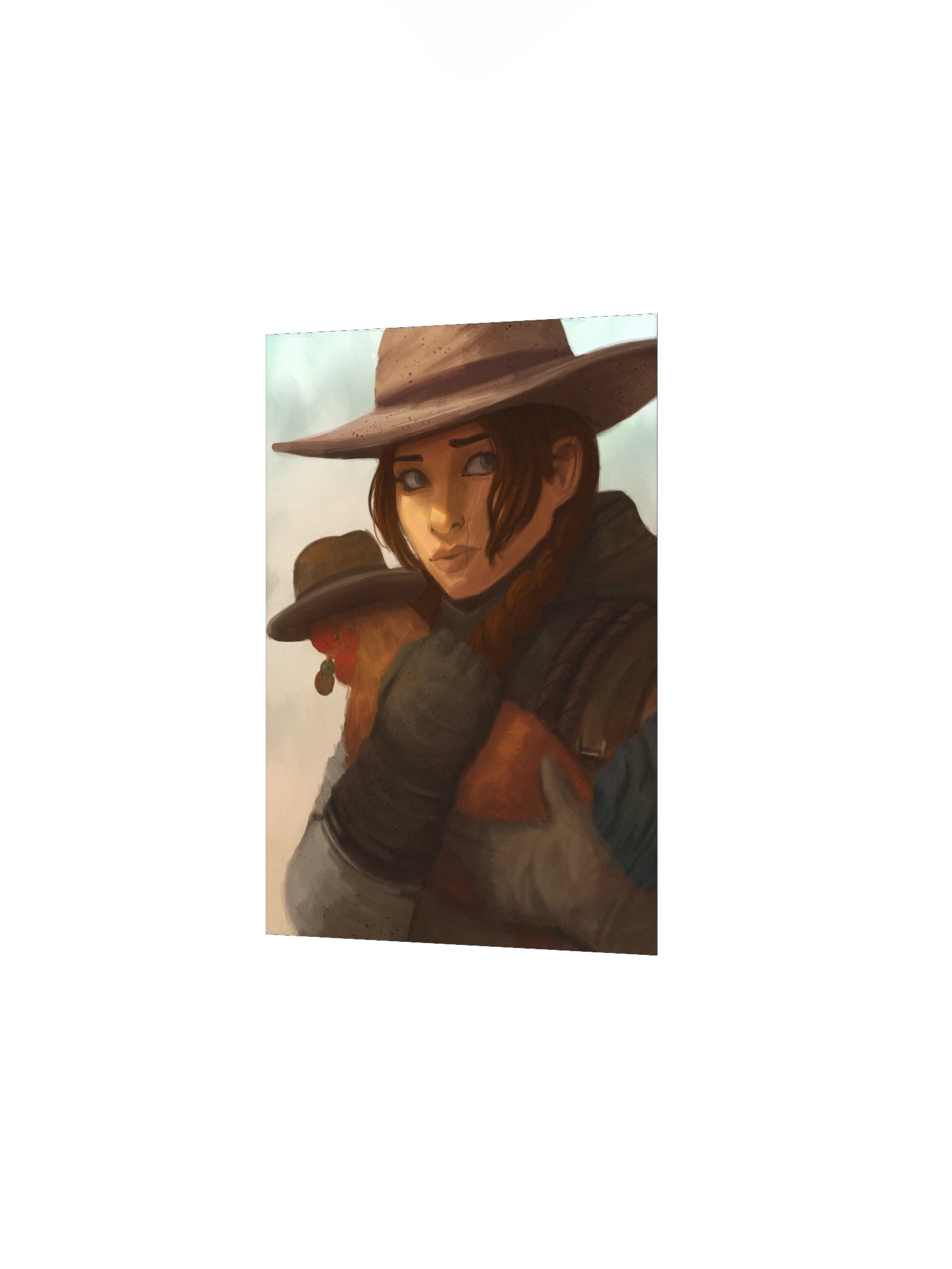 Arc Raiders Scrappy Girl Matte art print product image (3)