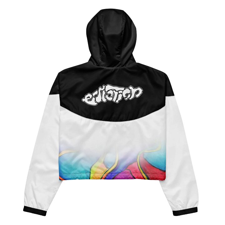 OVERSATURATION - Women's Cropped Windbreaker product image (2)