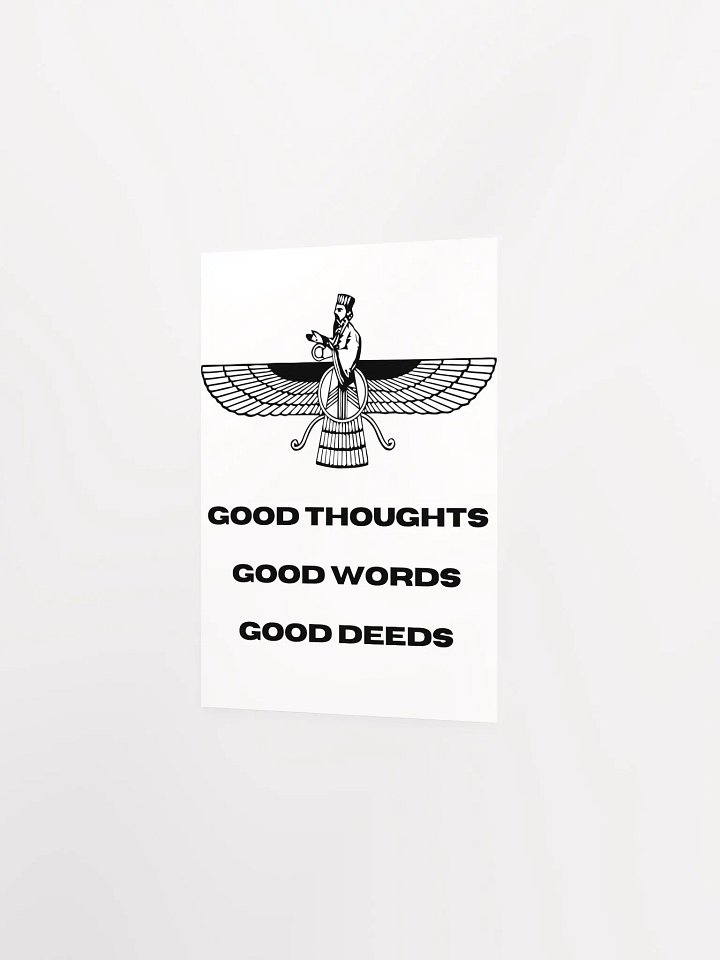 Faravahar Persian Design Good Thoughts Good Words Good Deeds product image (2)