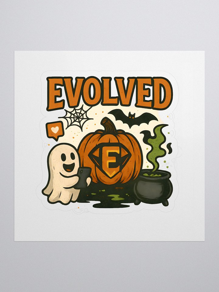 Evolved Halloween Kiss Cut Stickers product image (1)