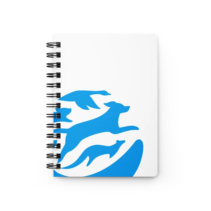 Journal - Supergraphic - blue on white product image (1)