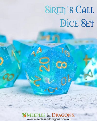 Hear the siren's call ... Give in to the temptation ✨Get your hands on these dice today at https://www.rfr.bz/i197a64. Link i...
