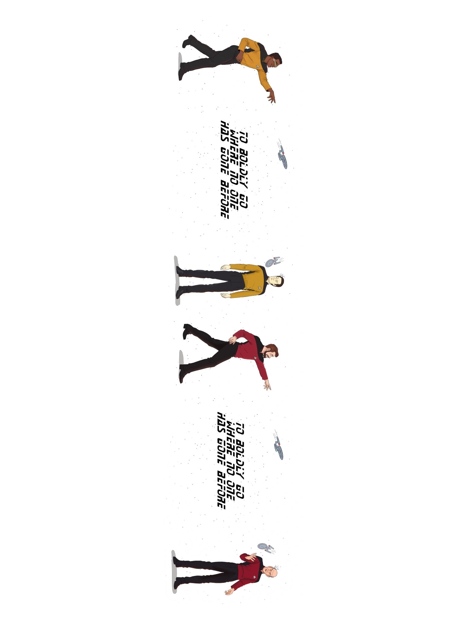 Reckless Landing - Black Text product image (3)