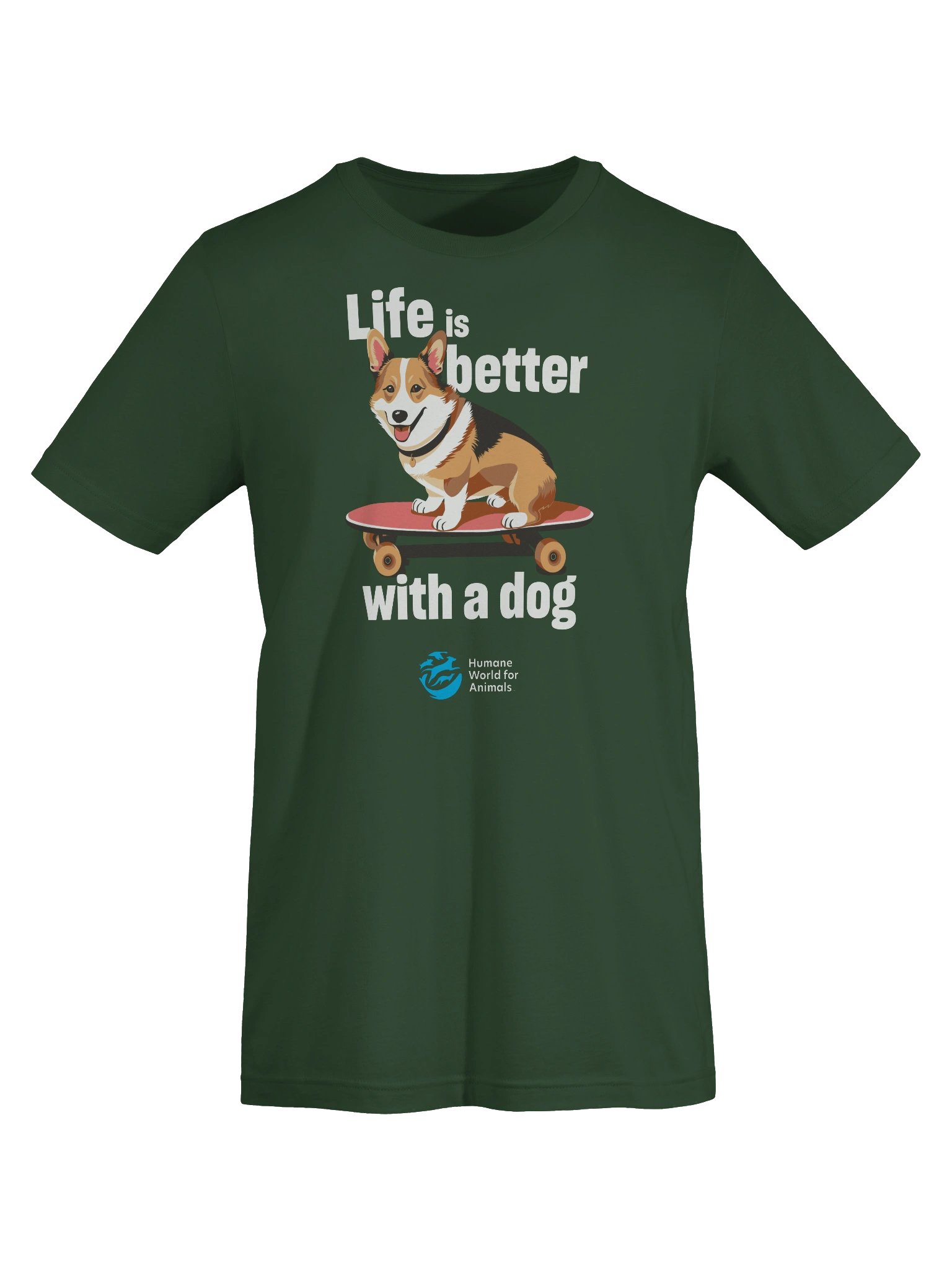 Life is better with a dog - T-shirt product image (4)