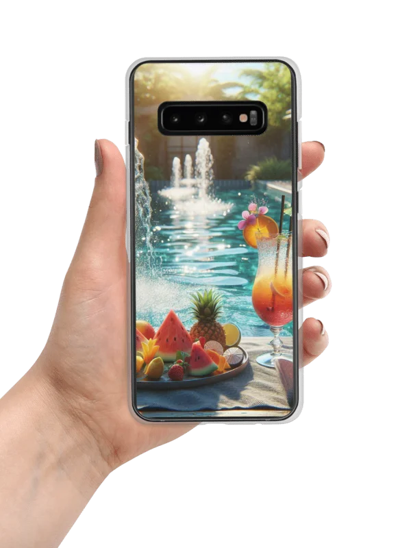 Tropical Vibes Samsung® Clear Case | Ai Design product image (7)