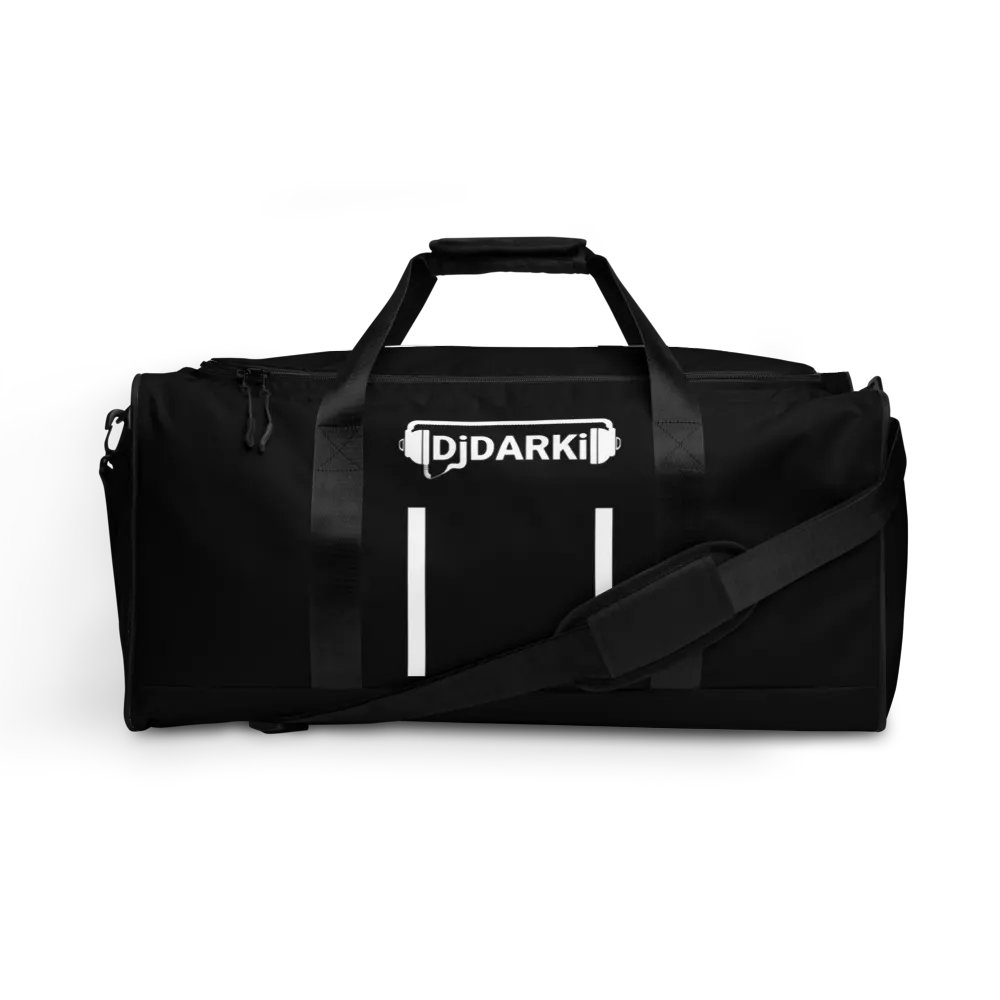 Djdarki Black All-Over Print Duffle Bag product image (7)