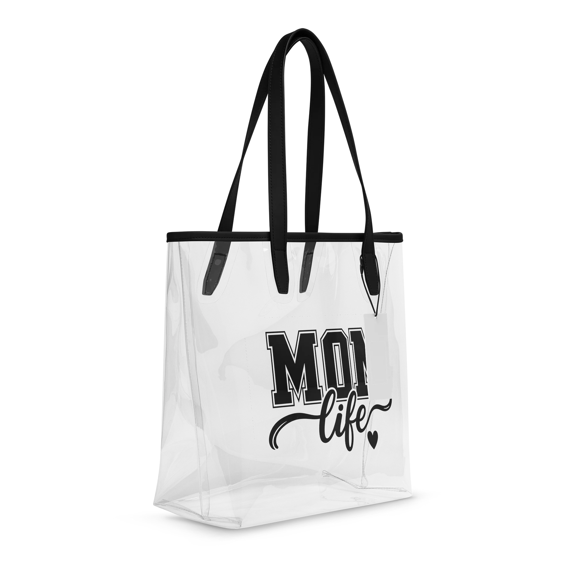 Mom Life Clear Tote Bag | Everyday & Game Day Essentials product image (7)