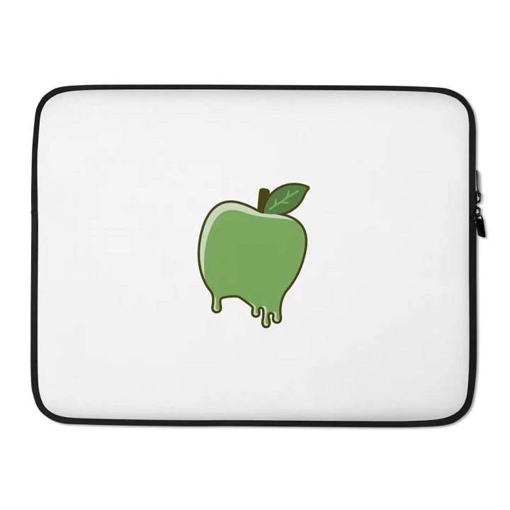 Melting Green Apple Laptop Sleeve product image (2)