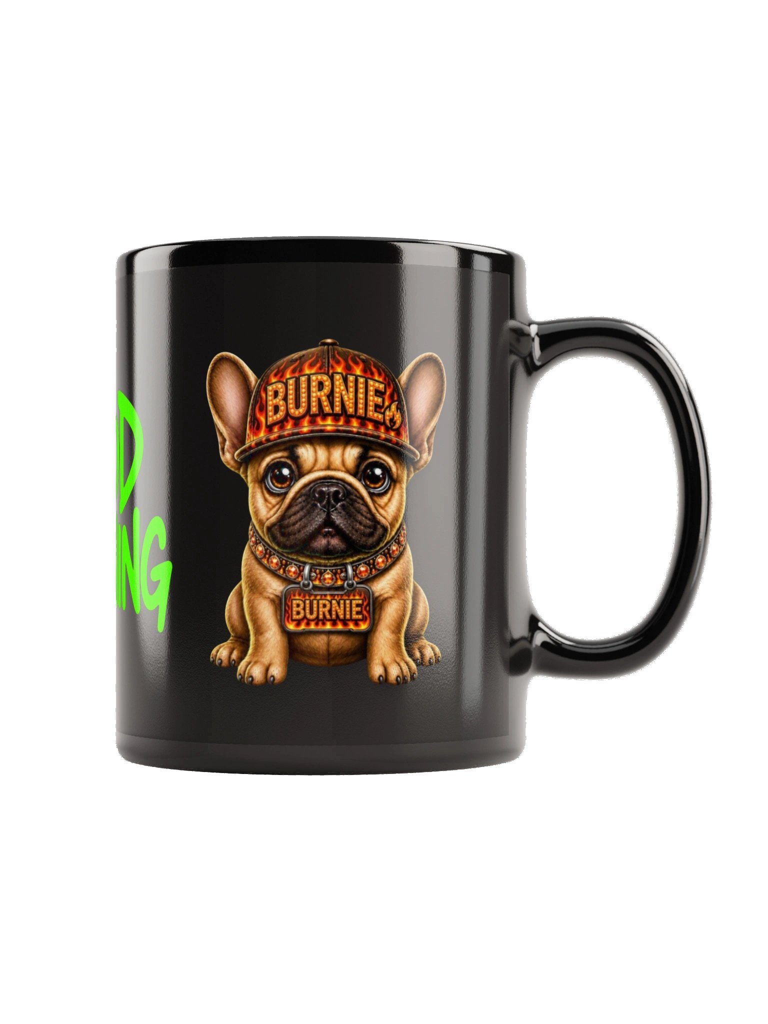 BURNIE FLAMES HOOD MORNING BLACK product image (3)