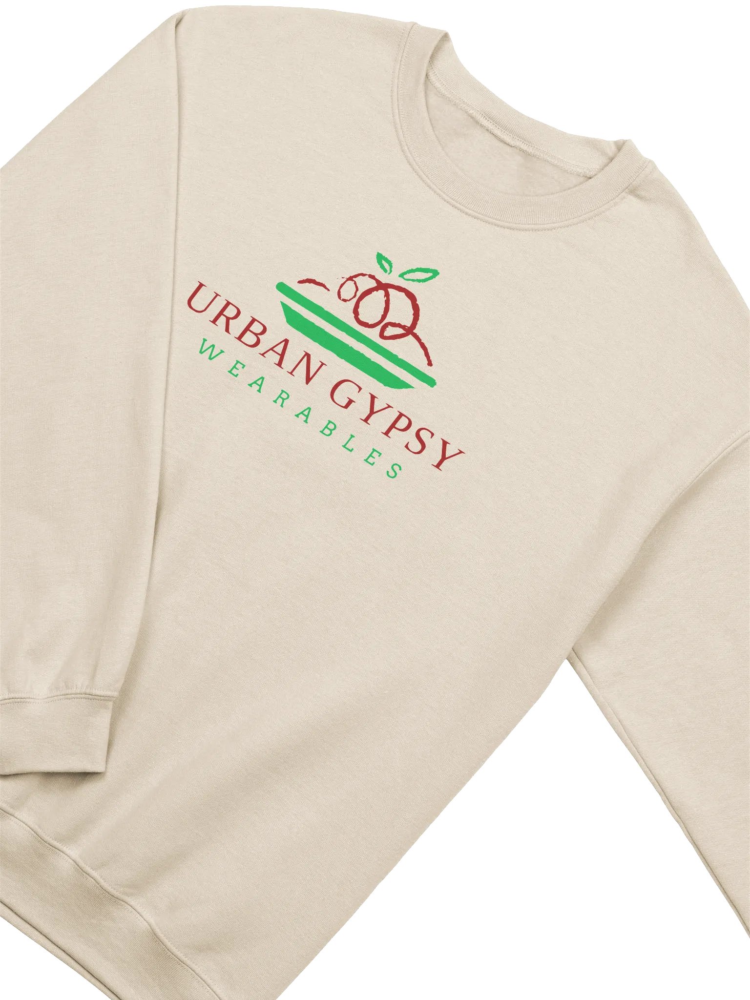 Apple On Plate Classic Crewneck Sweatshirt product image (38)