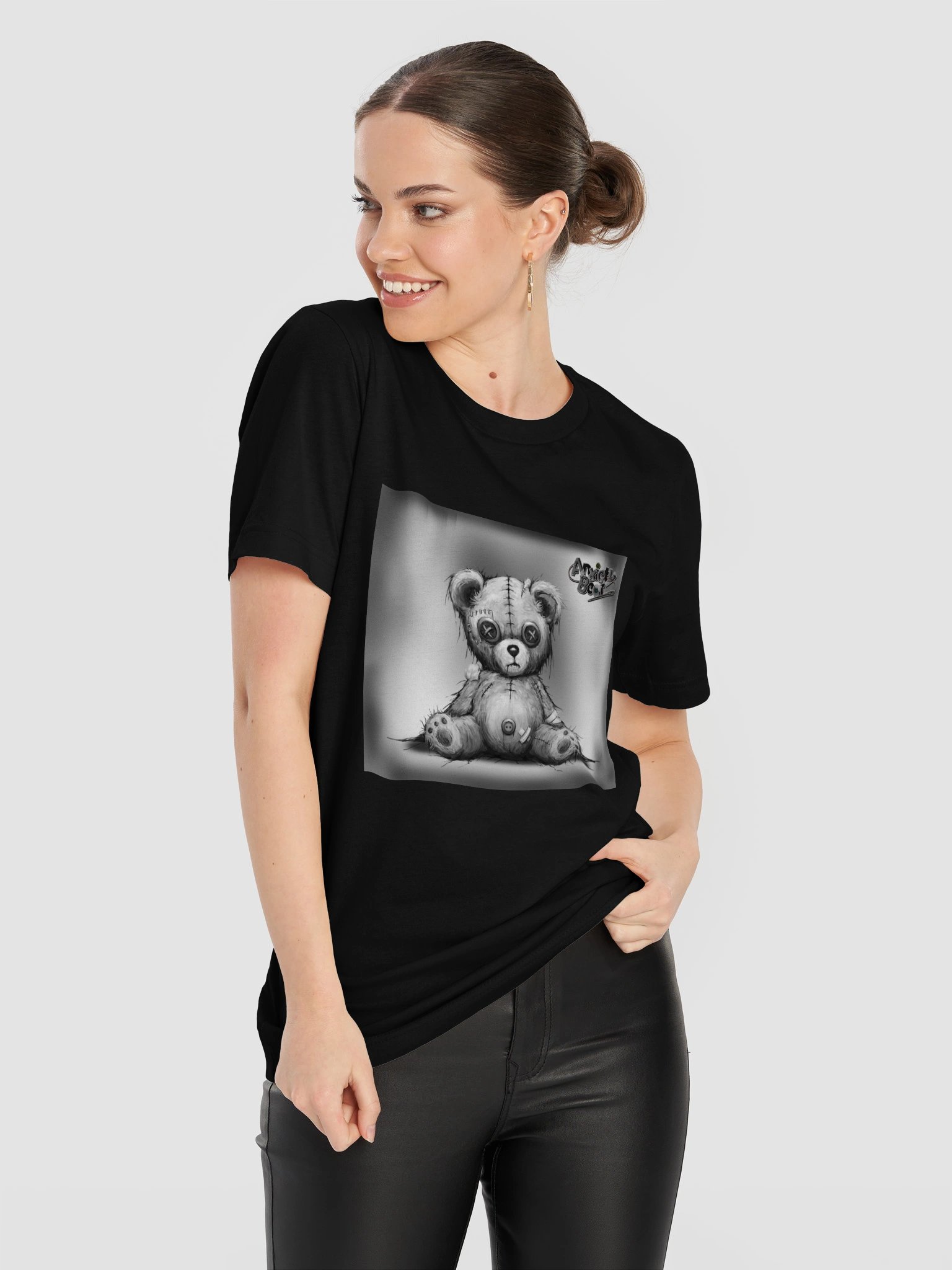 Anxiety Bear Spooky Tshirt product image (11)