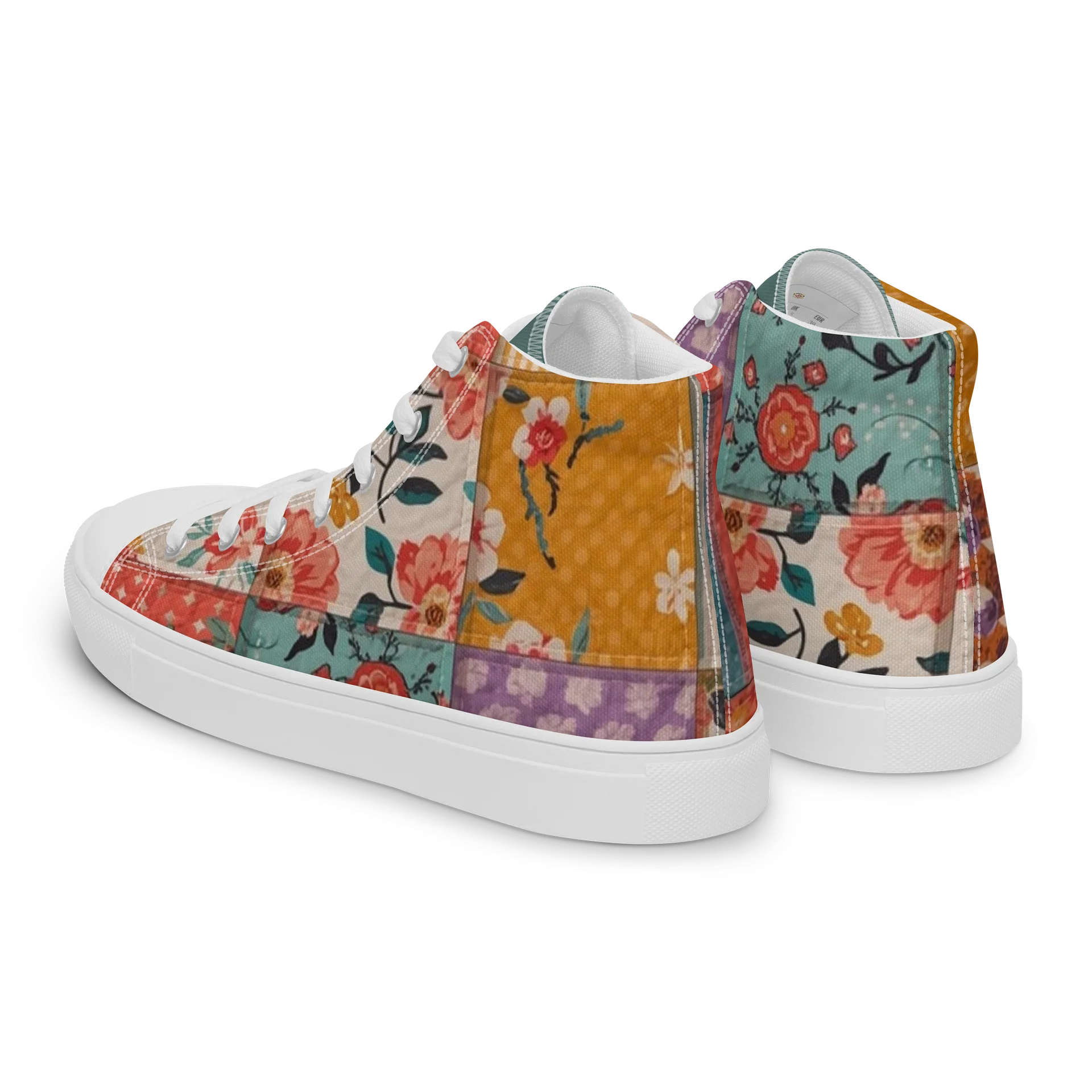 Patchwork Floral High Tops product image (5)