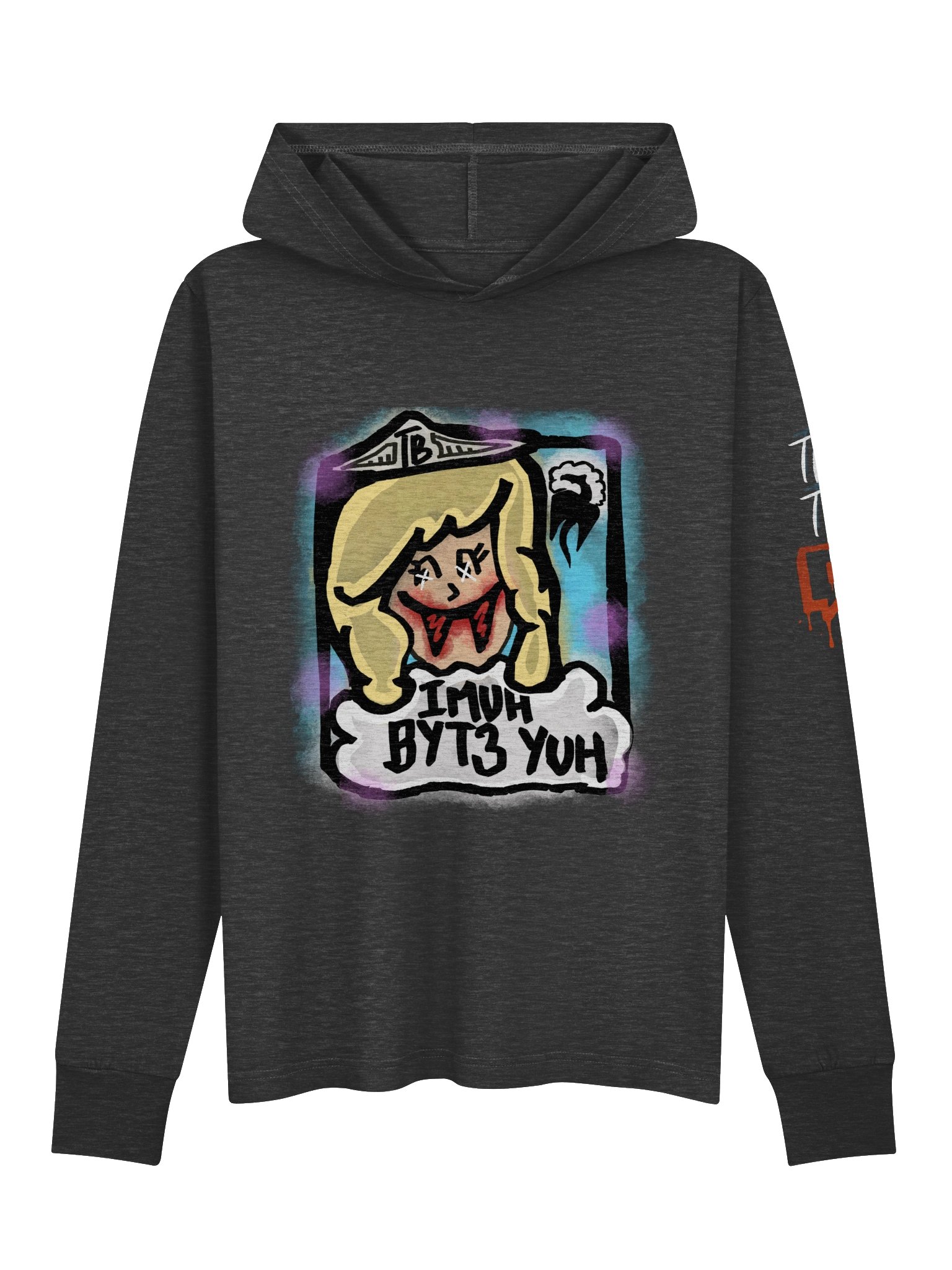 Imuh Byt3 Yuh Coloring Book Style Hoodie Tee product image (4)