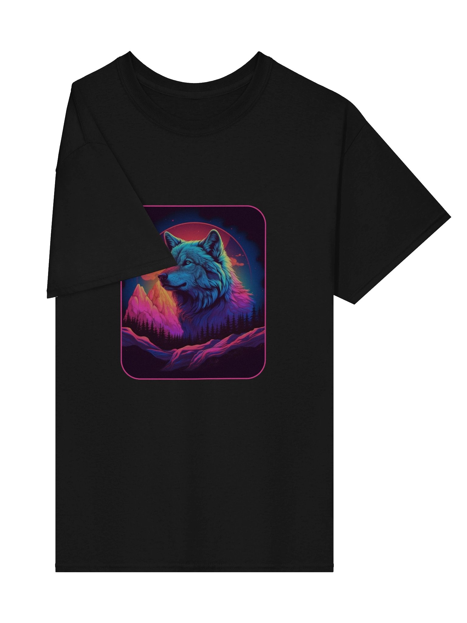 Psychedelic Wolf Dream T-Shirt product image (3)