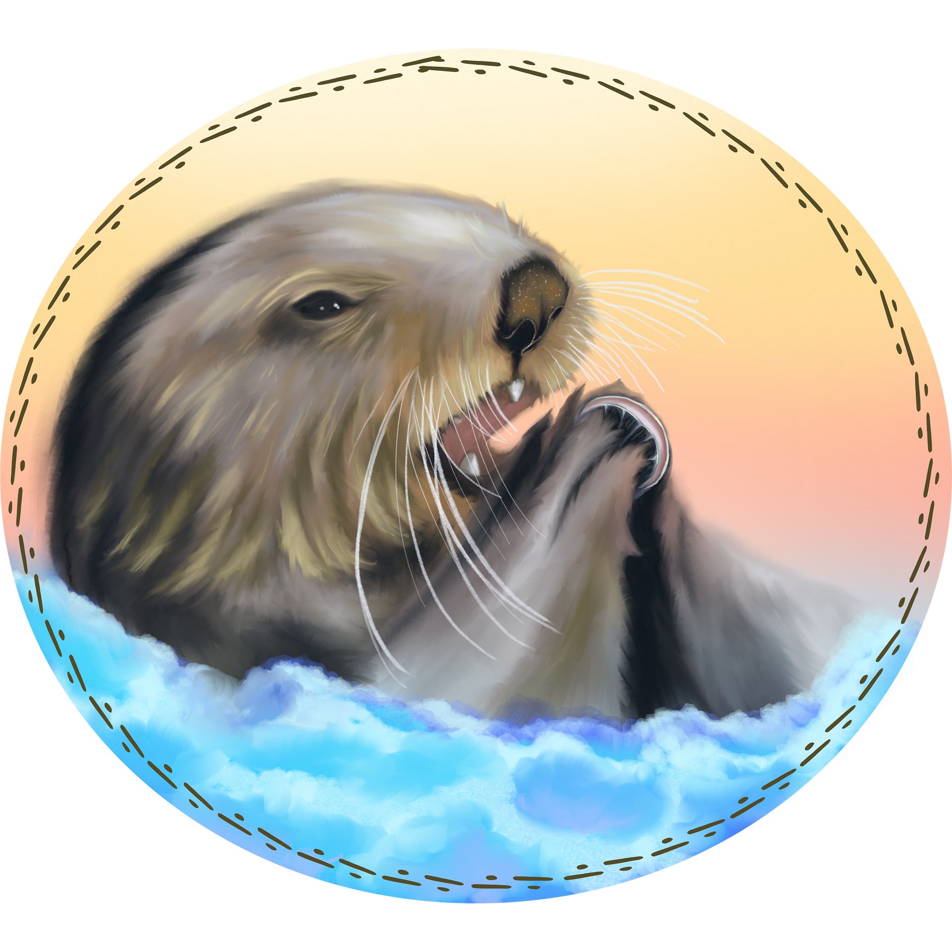 Otter Sticker product image (1)