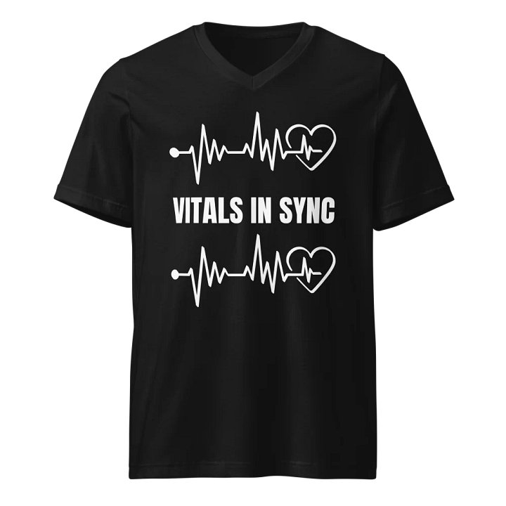 Heartbeat Elegance V-Neck Tee product image (1)