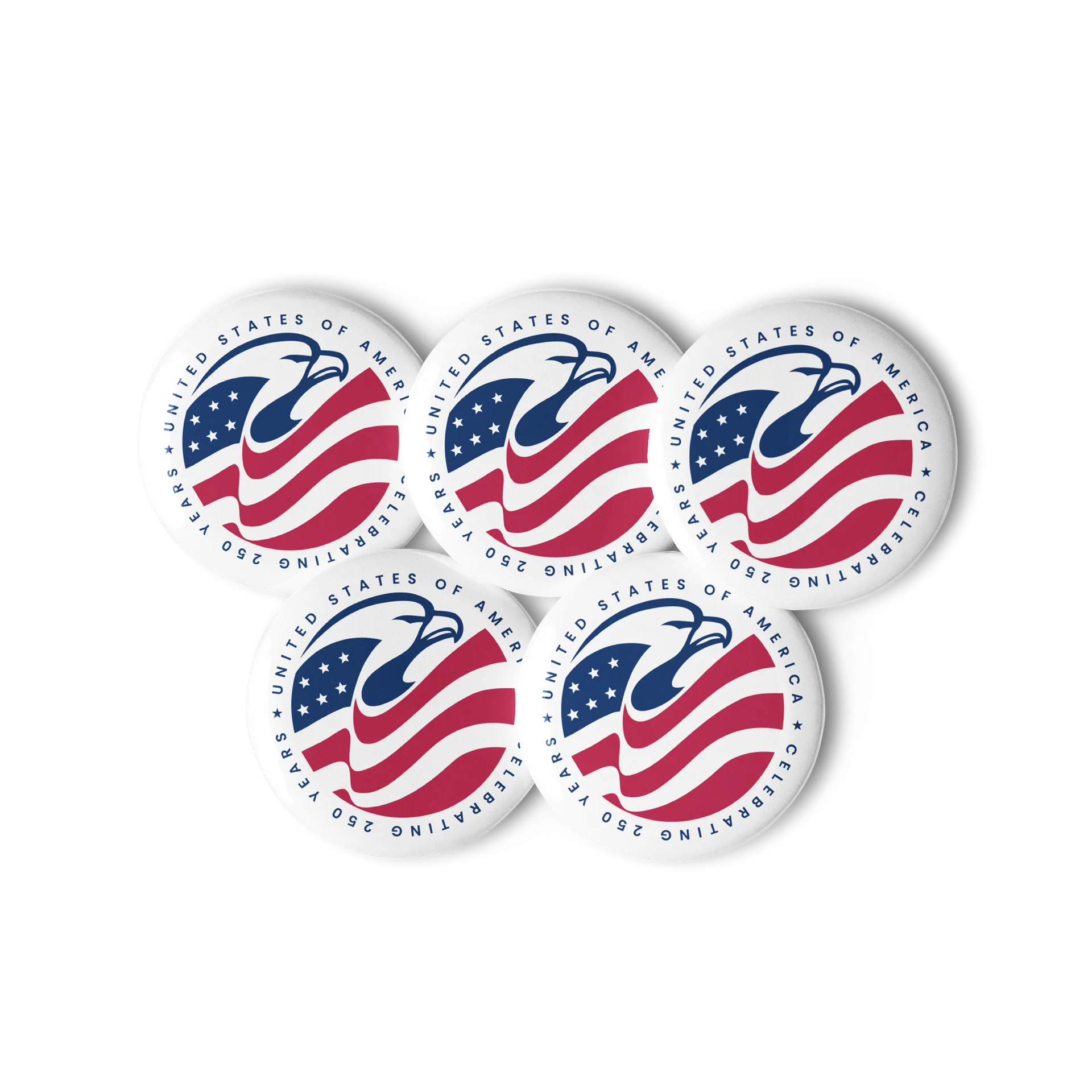 American Eagle Pin Button Set product image (2)