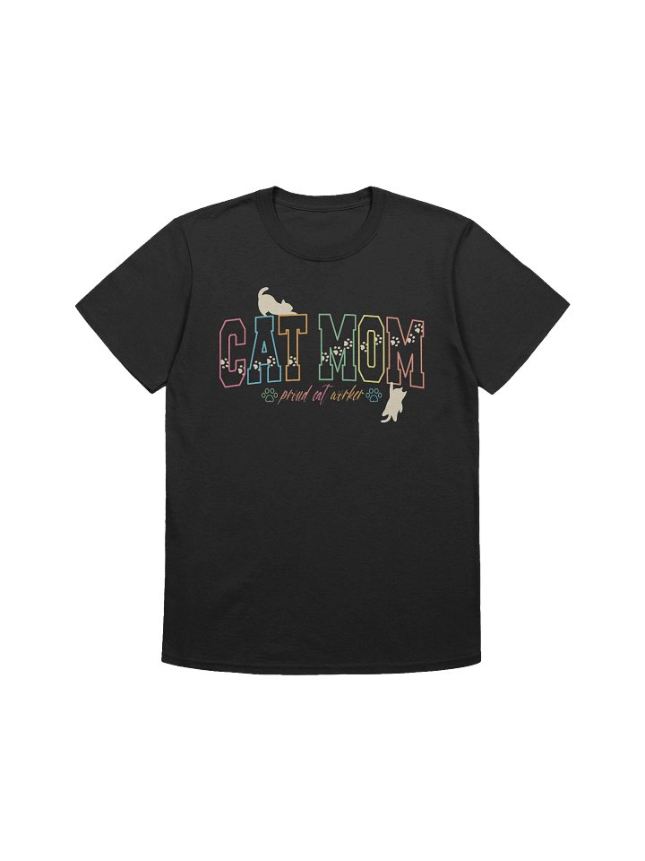 Cat Mom (proud cat worker) 2 - Unisex Adult Super Soft Lightweight T-shirt product image (2)