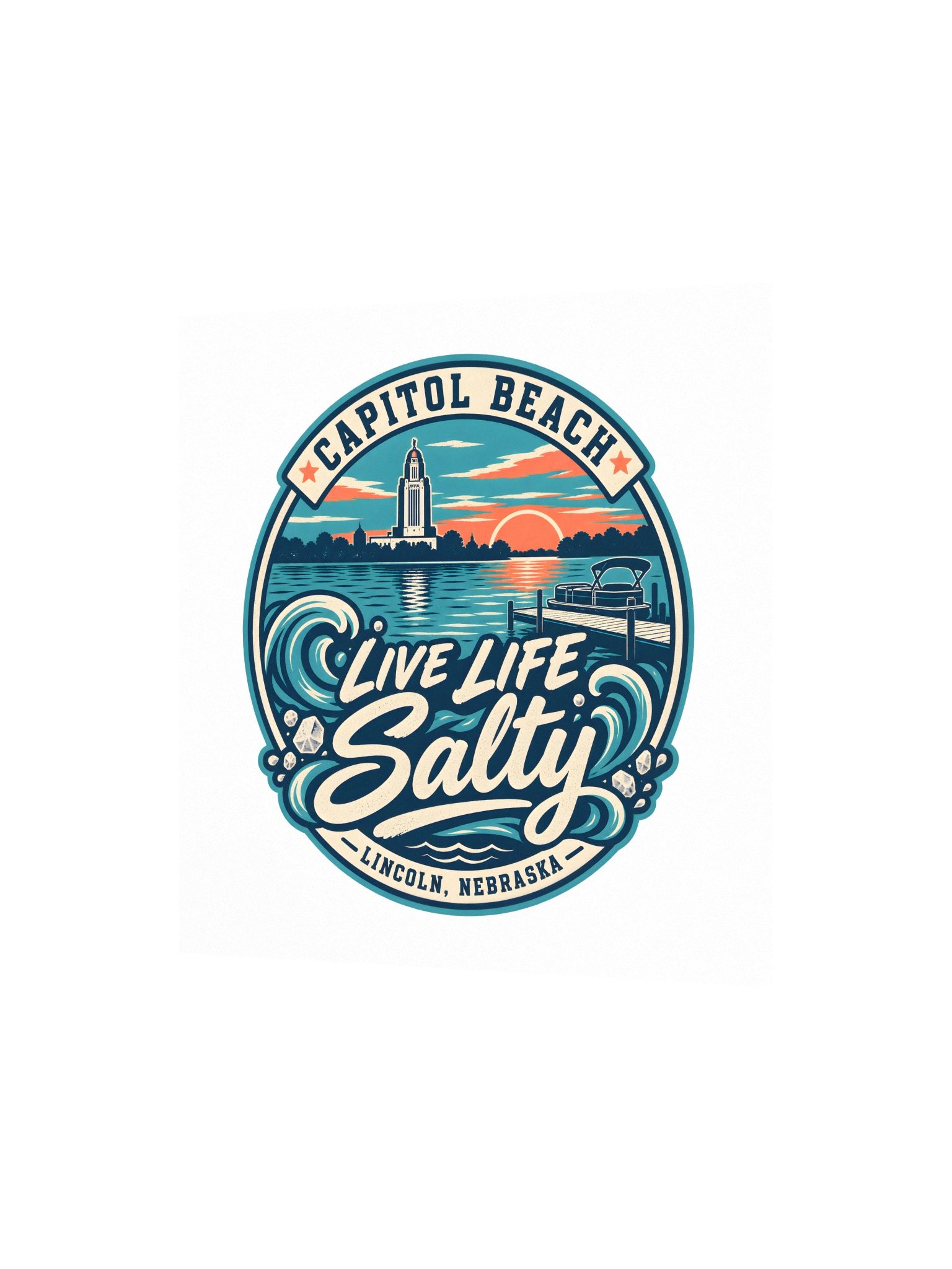 "Live Life Salty" Posters product image (2)