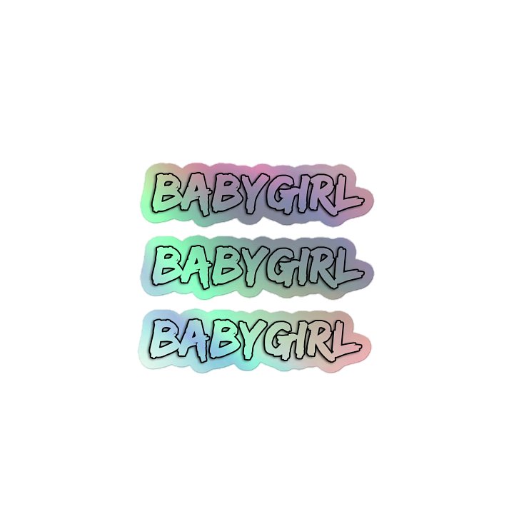 Babygirl Holographic Stickers product image (1)
