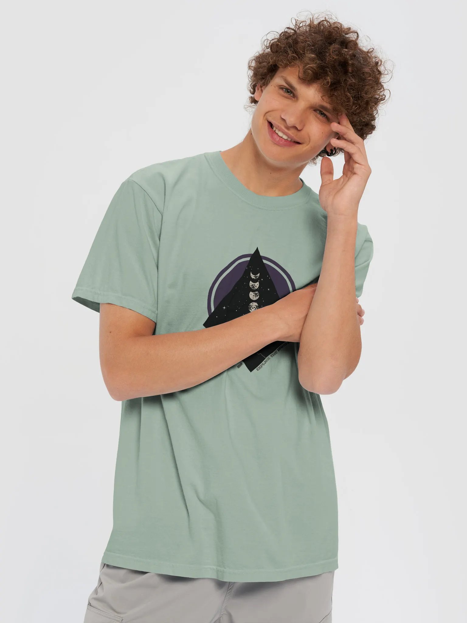 Moon Phase comfort colors t-shirt product image (5)