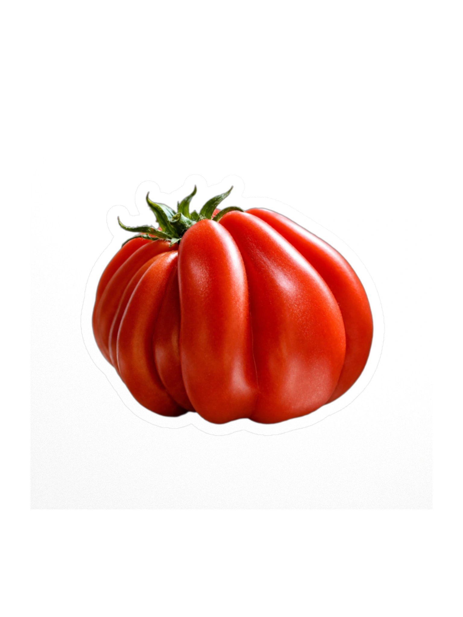 Heirloom Tomato Sticker | Die-Cut Vinyl Sticker from Original Photo Description product image (1)