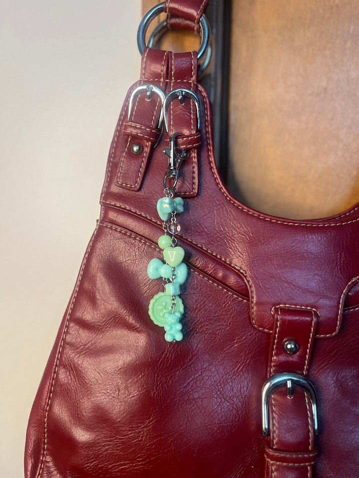 Green Classic Bag Charm product image (1)