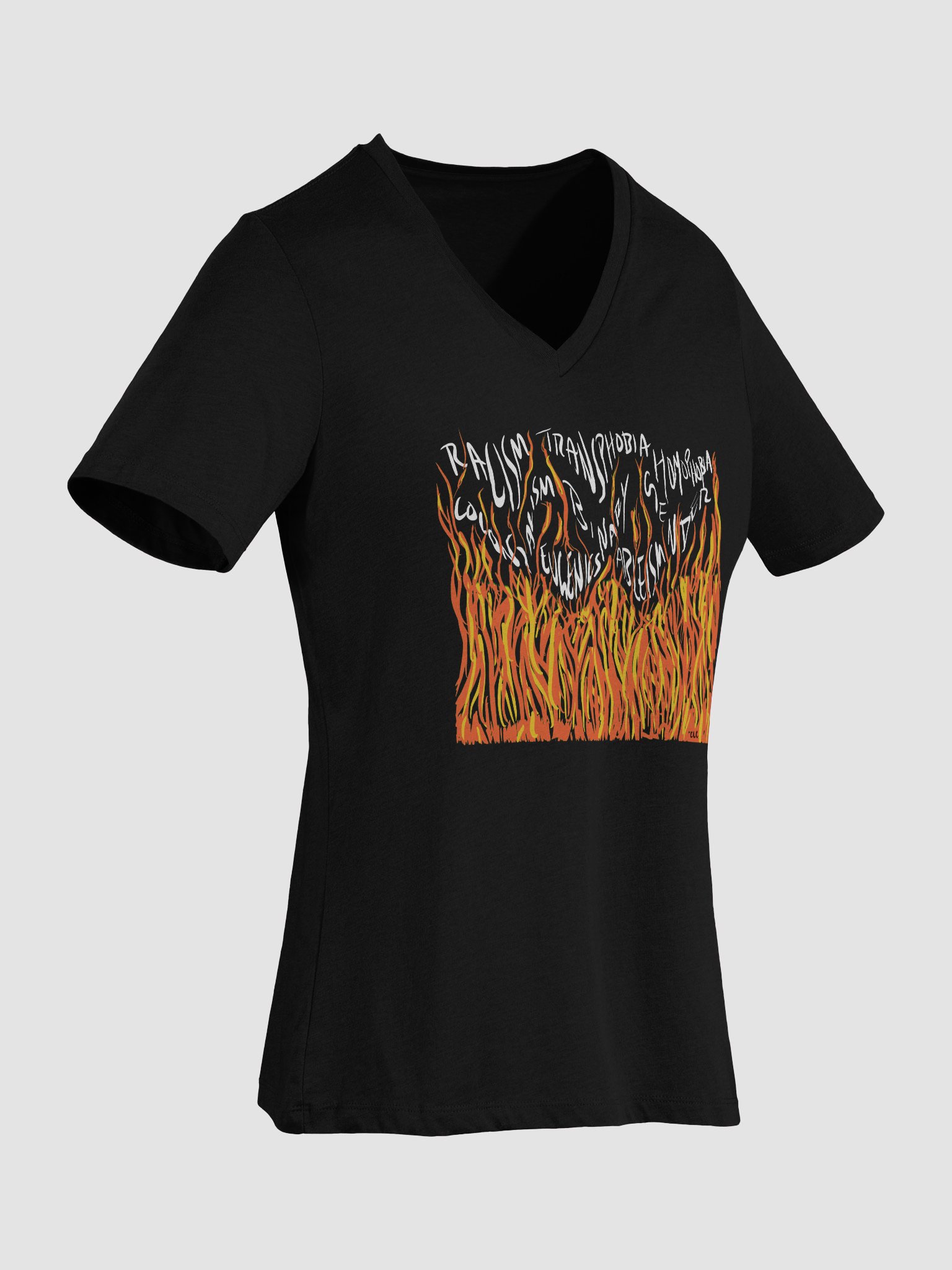 Burn The Big Ones Down V-Neck tee product image (27)
