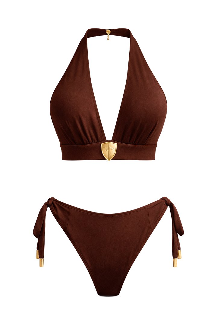 The Riviera Crest Bikini — Atelier Edition (Handcrafted to order. Delivery within 3 weeks) product image (1)