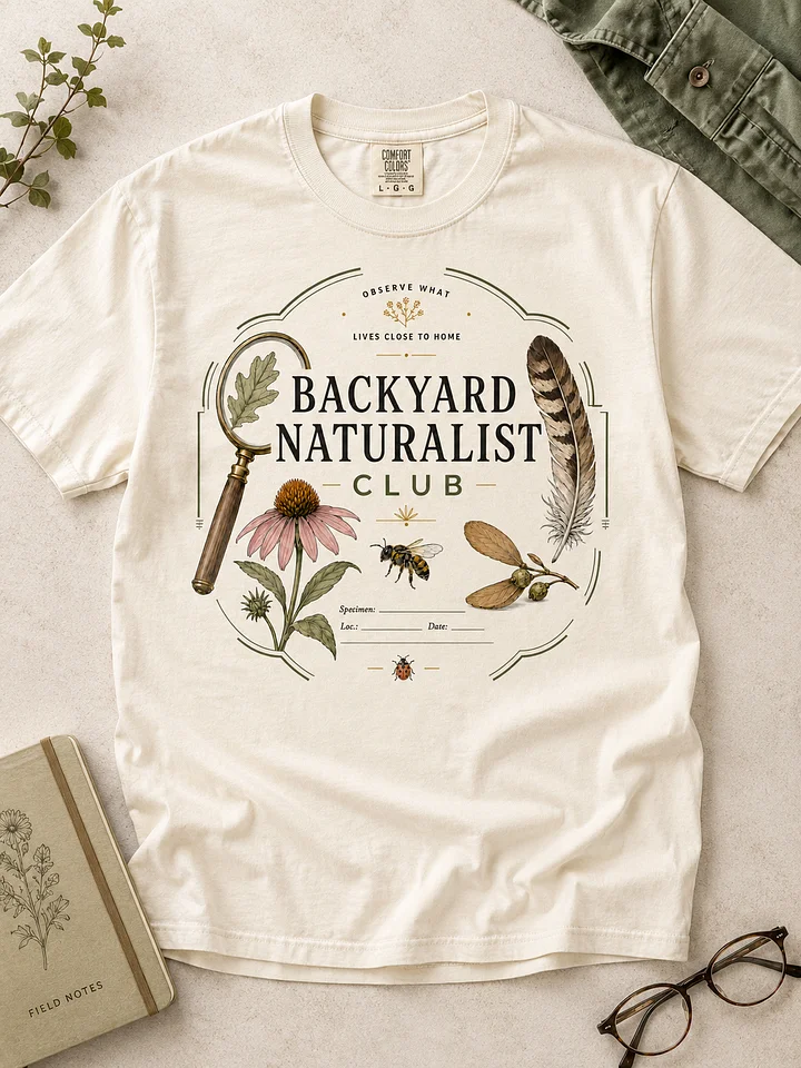 Backyard Naturalist Club T-shirt product image (1)
