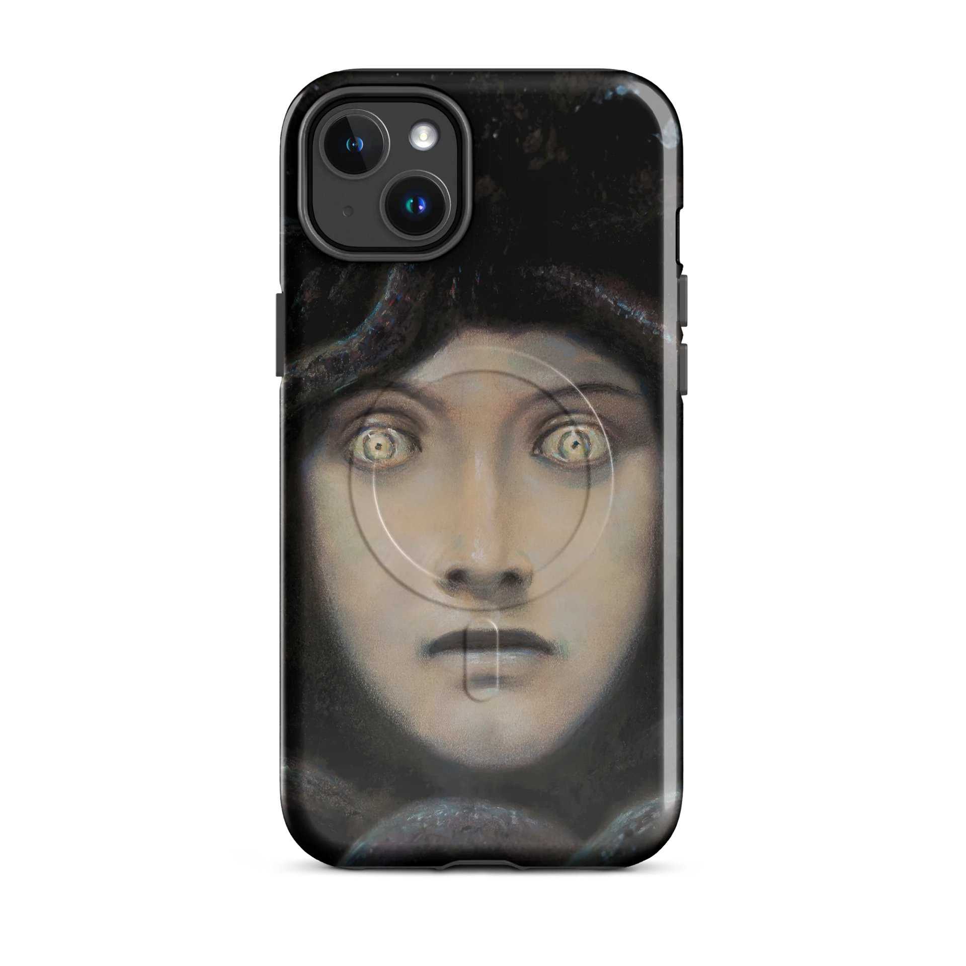 Franz von Stuck – Head of Medusa (“Medusa’s Gaze”) iPhone® MagSafe® Tough Case product image (2)