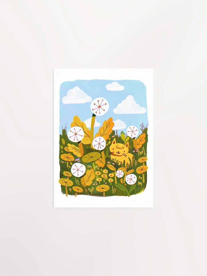 Dandelion Kitty Print product image (2)