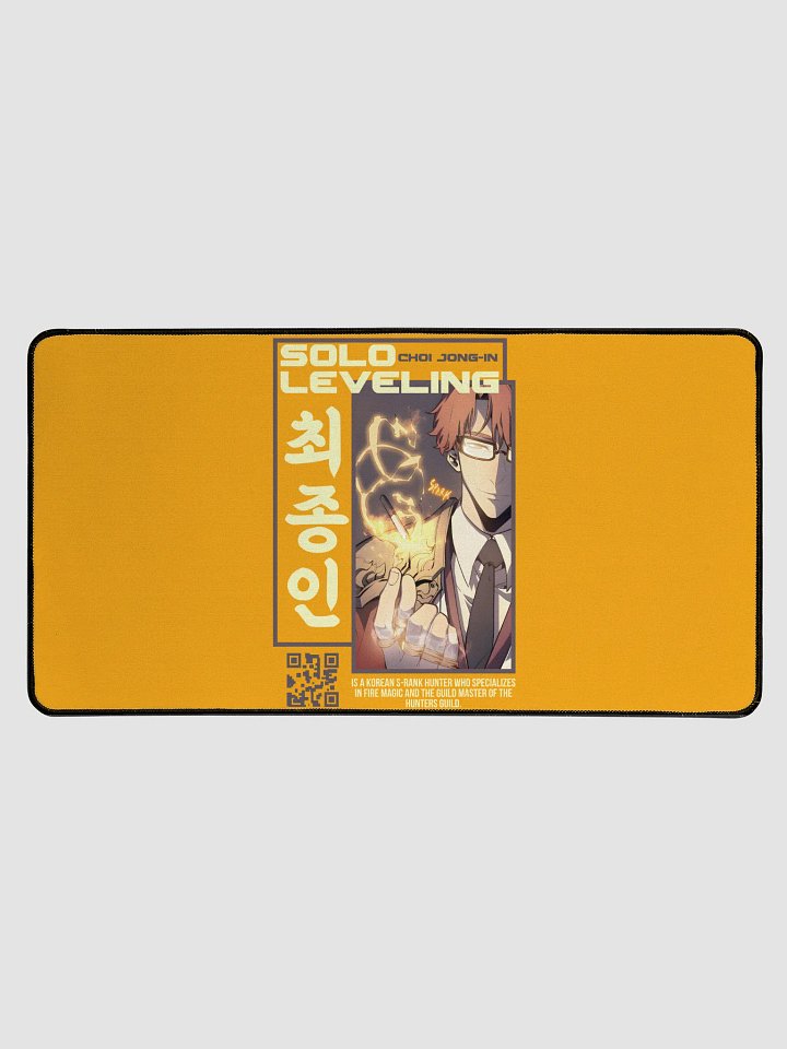 Choi Jong-In - Master of Fire Solo Leveling Desk Mat product image (1)