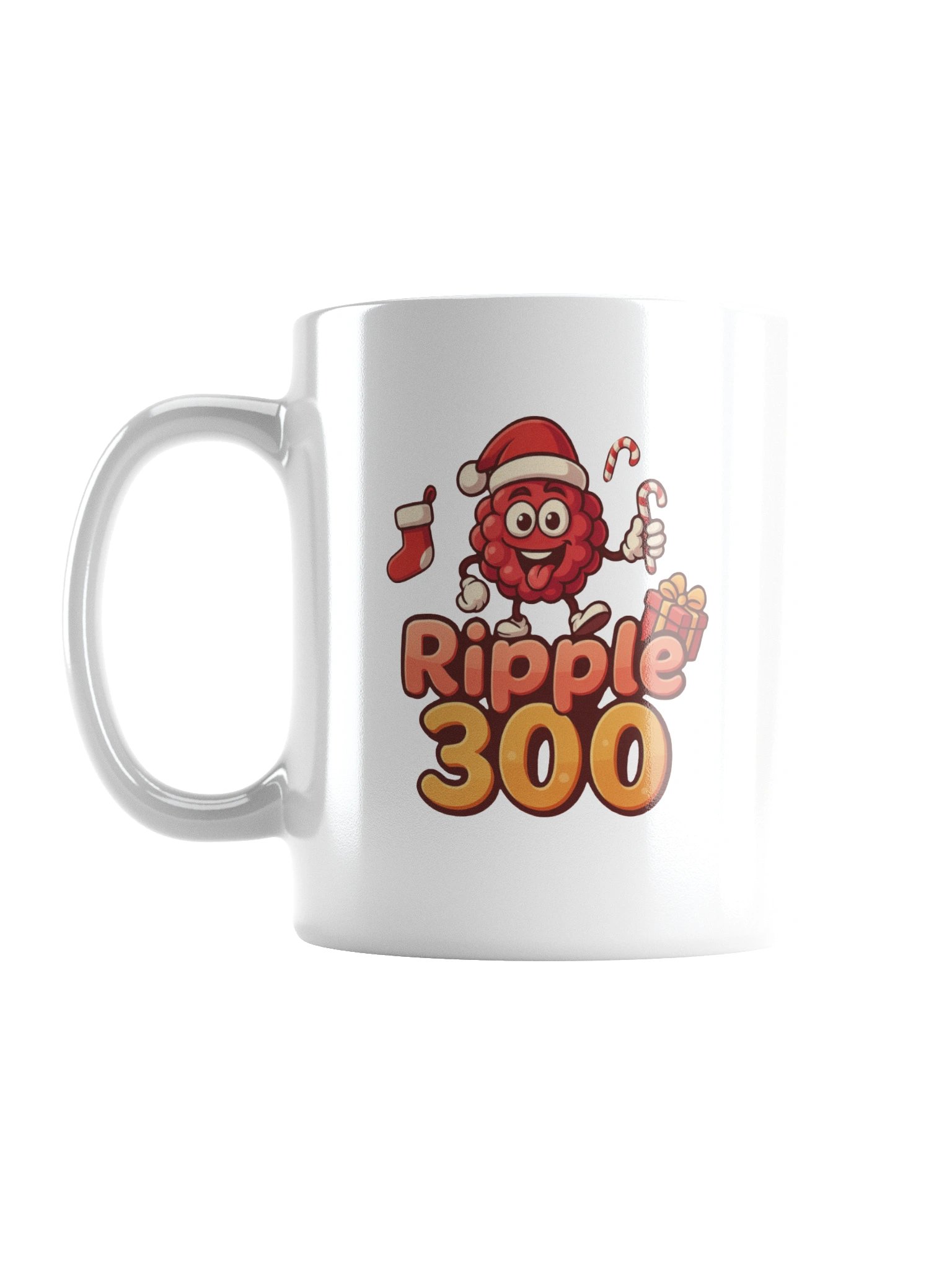 Ripple 300 Logo Candy Cane Mug product image (1)