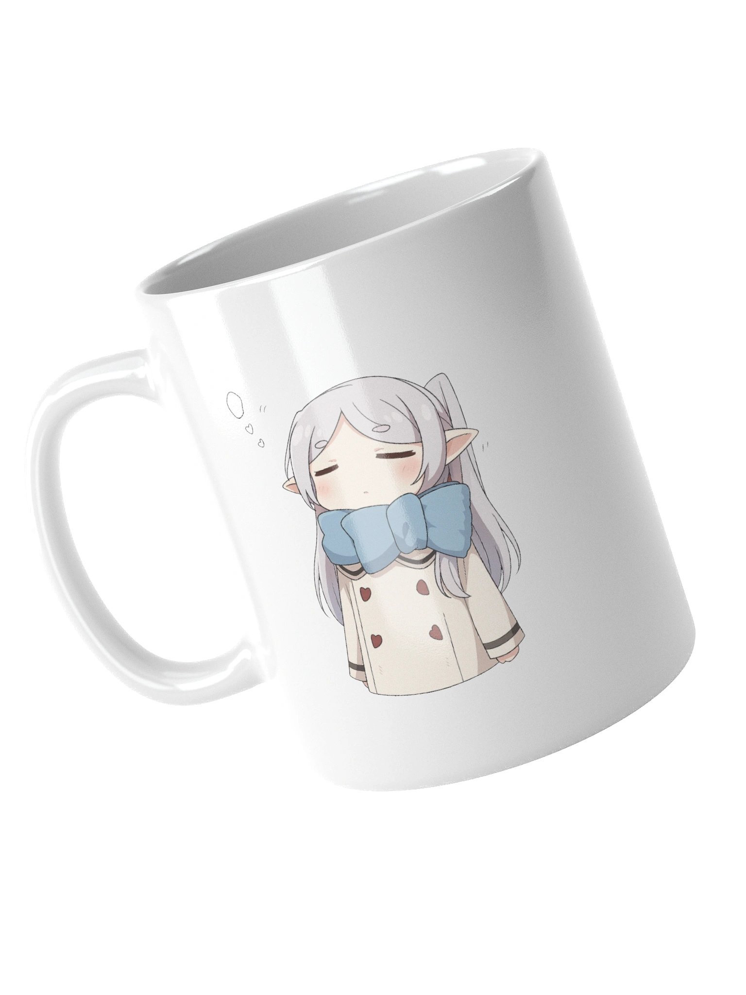 "Enchanted Elf Whispers" Frieren Inspired Heartwarming Anime Mug product image (4)
